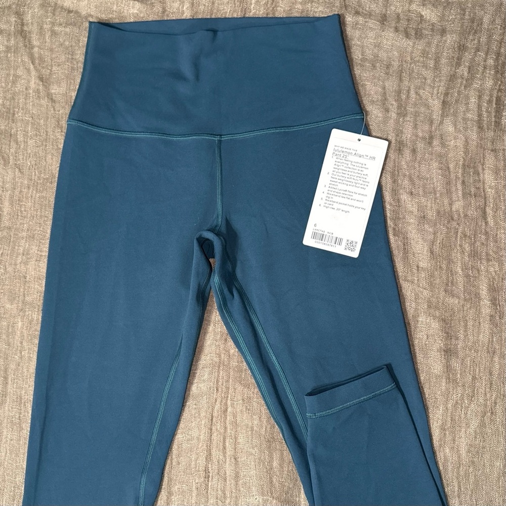 Lululemon Indochine Blue Align Leggings (NWT)